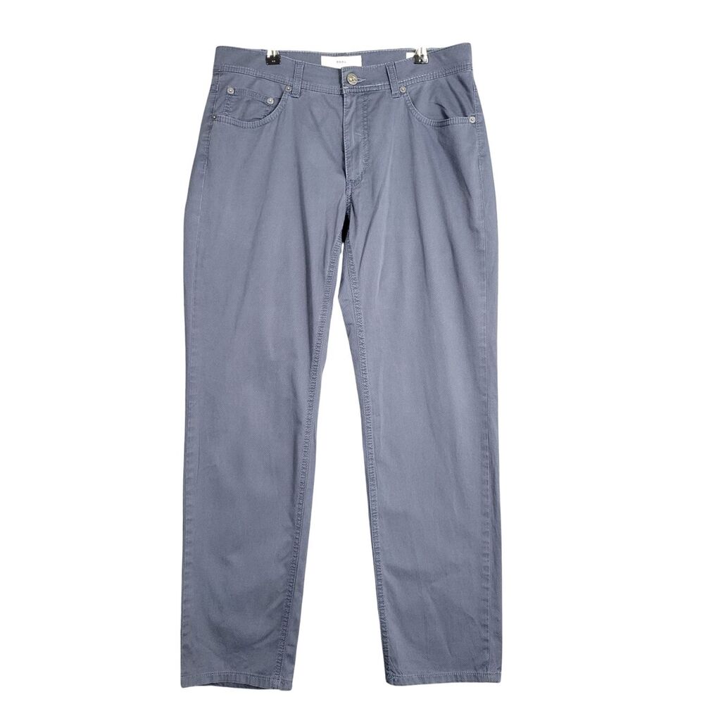 BRAX Blue Cooper Fancy Regular Fit Straight Leg Pants SIZE 32x32 ACTUAL 33x29.5